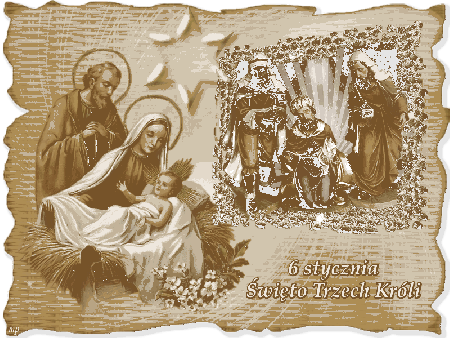 6 stycznia Święto Trzech Króli królowie z darami